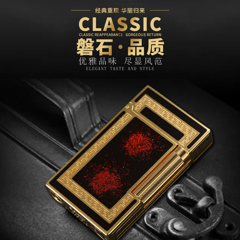 高檔朗聲打火機S.dubtnt銅