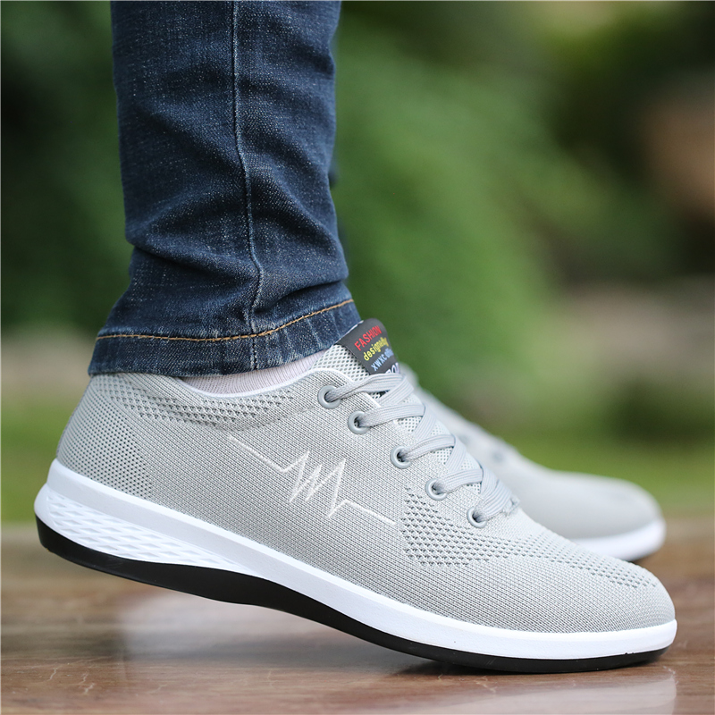 步天下男鞋透气运动休闲网面鞋子