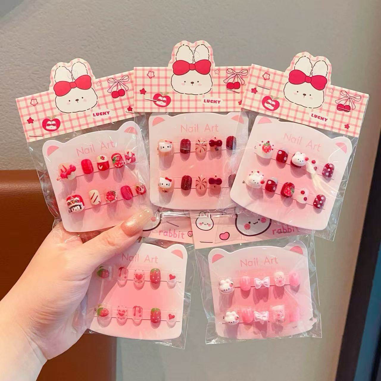 儿童甜美猫咪可拆卸美甲贴纸d3615【鹿儿岛】,玩具/童车/益智/积木/模型,贴纸,淘宝优惠券,粉丝福利购,淘宝优惠卷