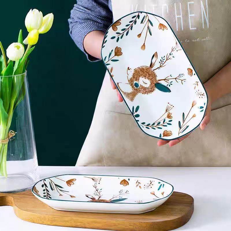 大号长方形蒸鱼盘一路有你鱼盘m850【CH】,餐饮具,碟,淘宝优惠券,粉丝福利购,淘宝优惠卷