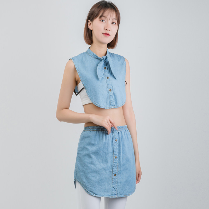 牛仔假领子半身裙叠穿屁帘衬衣领衬衫领卫衣伴侣春秋内搭遮臀下摆,服饰配件/皮带/帽子/围巾,假领,淘宝优惠券,粉丝福利购,淘宝优惠卷