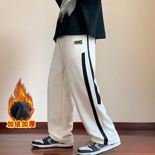 2025新款 春秋冬款 儿童冬装 中大童冬季 男童裤 加绒加厚卫裤 子运动裤