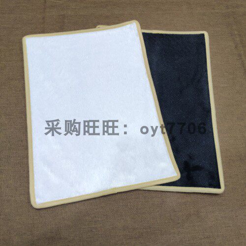 珠宝展示布黑白两面展示布文玩看货布拍照背景布绒布首饰毛绒布垫