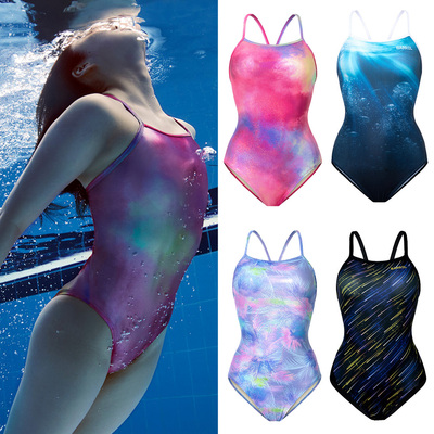 2025新款韩国代购barrel 闪亮夏日专业竞速高端连体泳衣