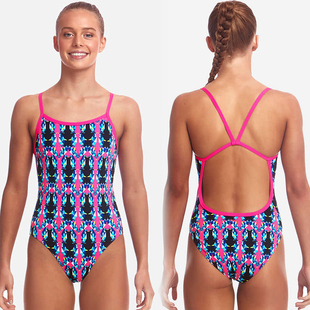 2026新款 澳洲funkita专业训练泳衣连体三角女士游泳衣竞技泳衣