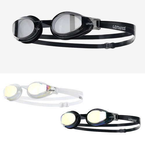 2025新款lemango高清防雾小胶圈镀膜硅胶镜带泳镜