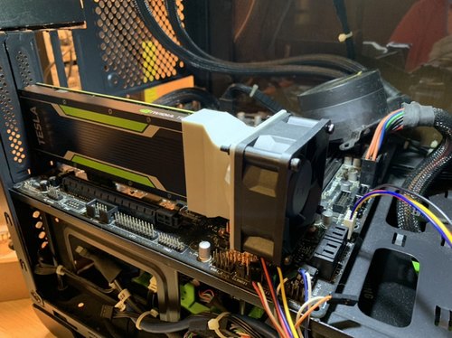 英伟达NVIDIA Tesla特斯拉 P4 M4 T4 半高刀卡显卡散热风扇6cm