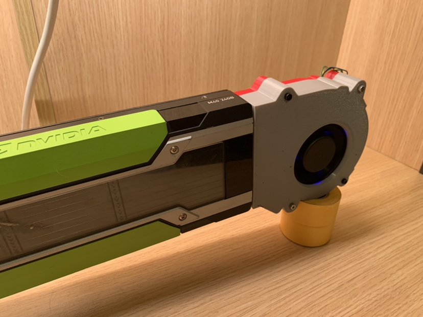 NVIDIA Tesla特斯拉 V100 P40 M40 显卡散热涡轮风扇AVC 4线PWM