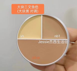 歌剧魅影kryolan德国面具三色遮瑕膏盘40g正装大块olive三文鱼nb1