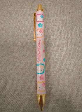 HelloKitty中古稀有绝版1998年绝版圆珠笔，重工，很重，可写