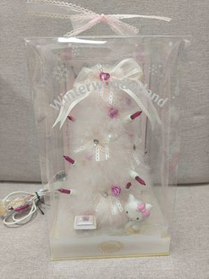 Hellokitty中古稀有Charmmy kitty俏咪圣诞树摆件，全新