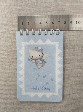 Hellokitty中古稀有2000年蓝色天使线圈本，全新40页余量30+可撕