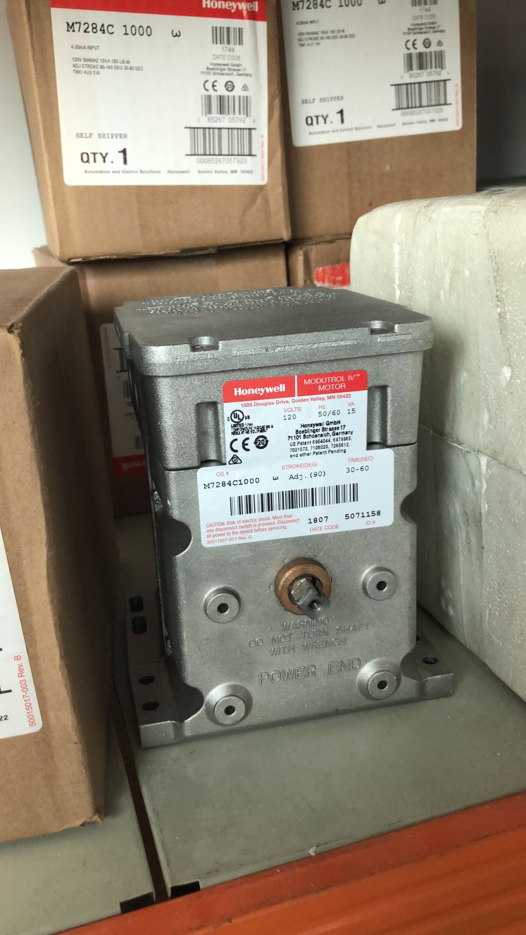 Honeywell执行器M7284A1004