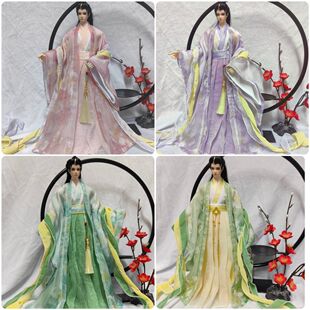 原创男款6分宇哥次元胖娃bjd男兵人特六等可定制古风汉服换装娃衣