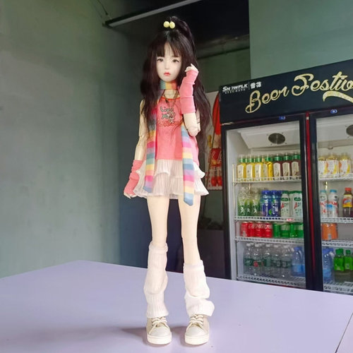 Bjd爆款娃衣多巴胺夏季穿搭4分bjd衣服套装蛋糕裙