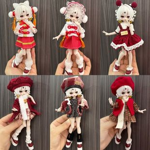 年服8分12分ob11娃衣11-17厘米潘妮邦倪兔阿巳体bjd娃娃衣服甄嬛