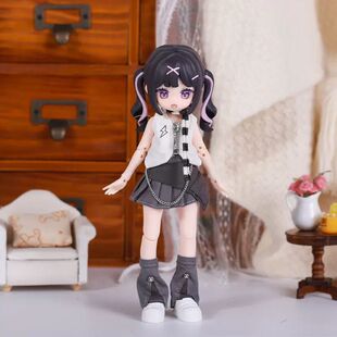 12分bjd娃衣气象星语娃衣米甜二代可爱潮酷女装娃衣阿巳28分娃衣