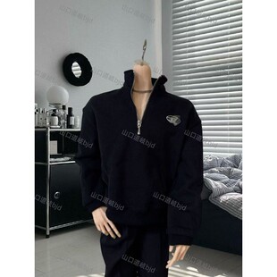 BJD娃衣半拉链立领卫衣宽松男娃75壮叔换装衣服ins高颜值娃衣