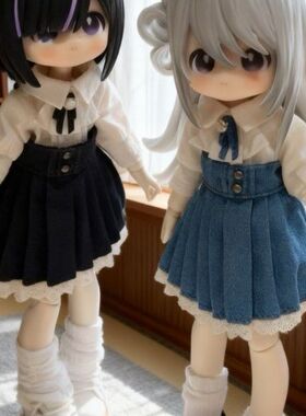 ob11娃衣罗马假日套装裙子12分bjd娃衣阿巳P9P10出逃体阿巳2