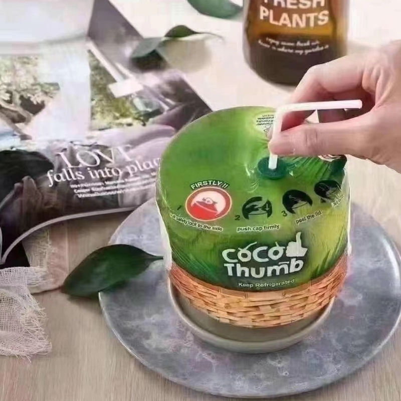 补水神器网红COCO开口椰一箱6粒超级方便只需要一撕一拉一压即可