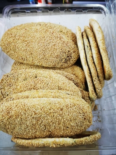 唐闸公园小秦草鞋底经典口味南通特产草鞋底葱油饼10个装