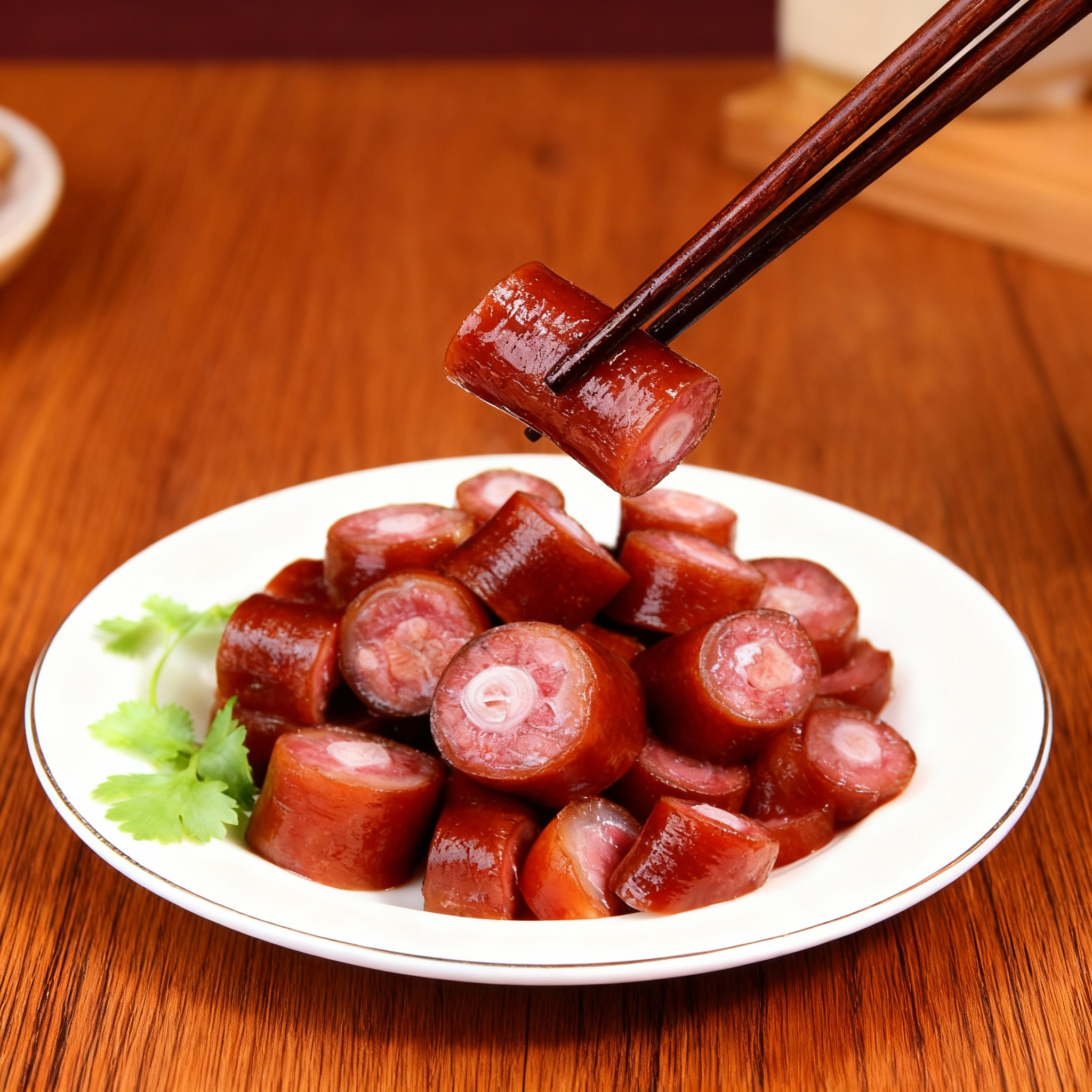 四川特产烟熏猪尾巴农村自制柴火烟熏烟熏腊猪尾巴下酒菜包邮腊肉