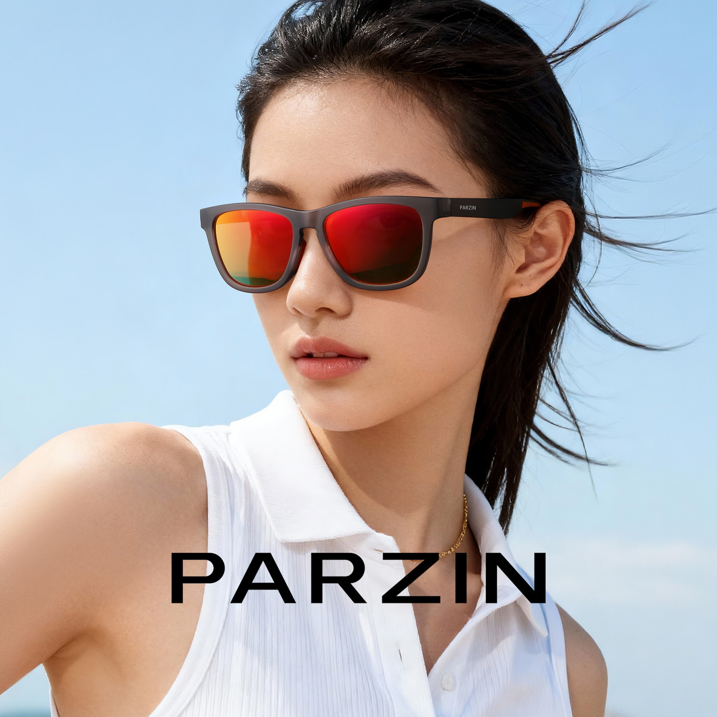 帕森26新款运动太阳镜男女时尚轻盈户外防紫外线偏光墨镜PZ915