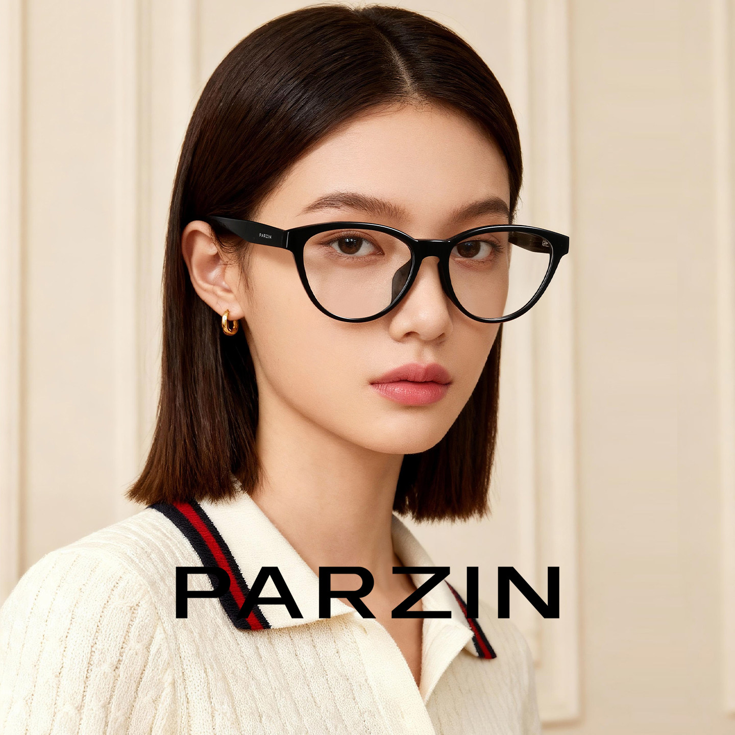 帕森复古猫眼光学镜女素颜修颜TR镜架定制可配蔡司近视镜PZ310