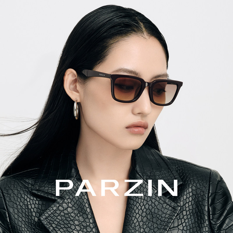 帕森酒红色太阳镜女 时尚复古街拍遮阳防晒板材墨镜潮男PZ1271