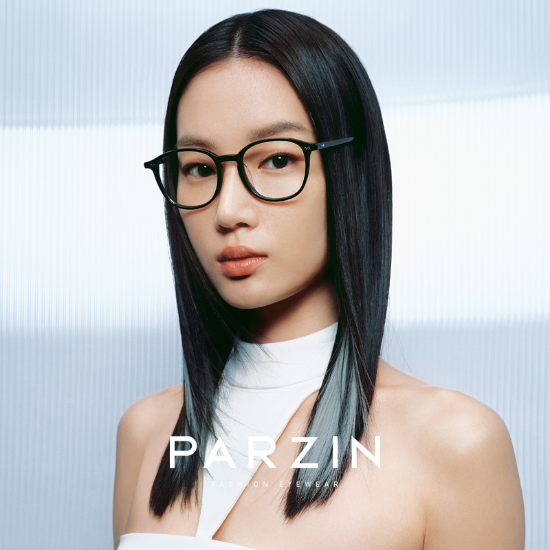 帕森黑框近视眼镜女时尚韩系素颜可配度数板材眼镜框镜架男 66006