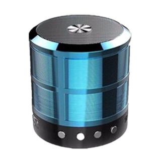 便携式无线蓝牙小音箱蓝色16GTF卡U盘放歌无限循环高清迷你小音响