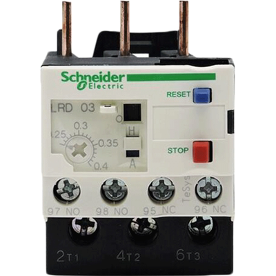 施耐德 热过载保护继电器 过电流 LRD03C LR-D03C 0.25-0.4A