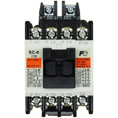交流接触器富士SC-0多种电压选择