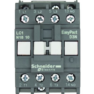 施耐德交流接触器 LC1N1810Q5N 一常开220V 18A LC1-N1810Q5N原厂