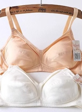 古今0B238全棉布文胸薄款专柜正品无钢圈无海绵舒适运动内衣胸罩