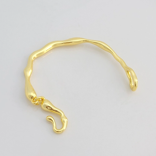 Позолоченный регулируемый браслет, аксессуар ручной работы из жемчуга, аксессуары, 18 карат, золотой цвет