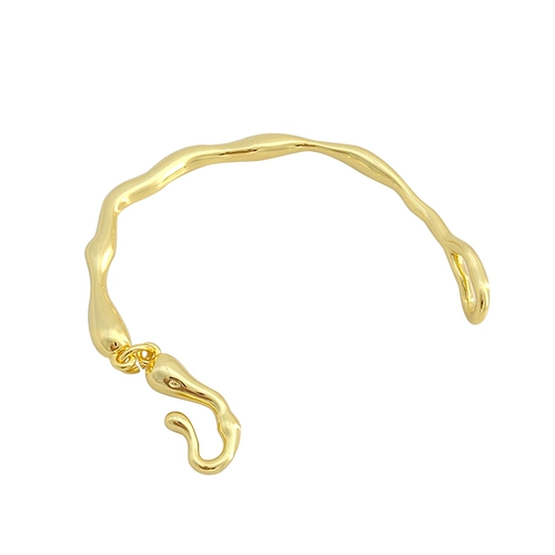 Позолоченный регулируемый браслет, аксессуар ручной работы из жемчуга, аксессуары, 18 карат, золотой цвет