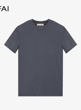 NFAI 25SS 砂洗紧身短袖 丝绒触感/舒适弹力/修饰身形