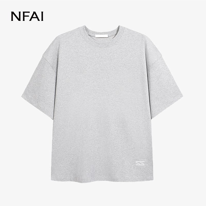 NFAI 大廓形短袖 230g/280g  4色选择/随性剪裁/自带阔肩图片