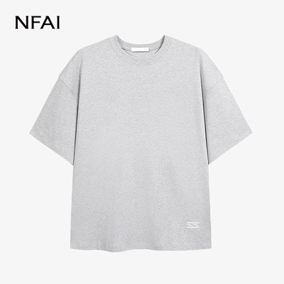 NFAI 25SS 大廓形短袖 230g/280g  4色选择/随性剪裁/自带阔肩