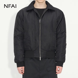 修饰比例 NFAI 力量廓形 翻领棉服2.0 宽松舒适 25FW