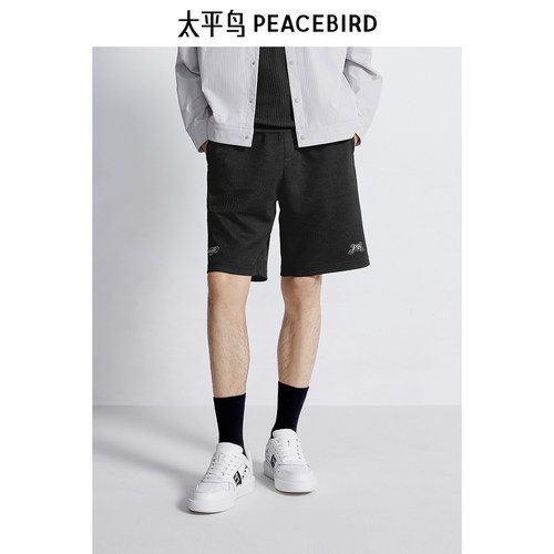 宽松短裤休闲裤太平鸟男装