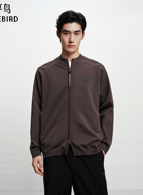 【AIRxPEACE】太平鸟男装毛衫25冬季新款拉链开衫外套 B2EAF411A