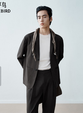 【商场同款】太平鸟男装休闲西服2026春季新款商务外套B1BAG1614