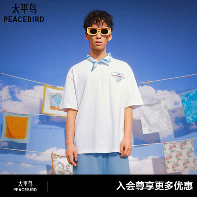 【Personal Best系列】太平鸟男装短袖T恤潮秋新款体恤B2CNG3159
