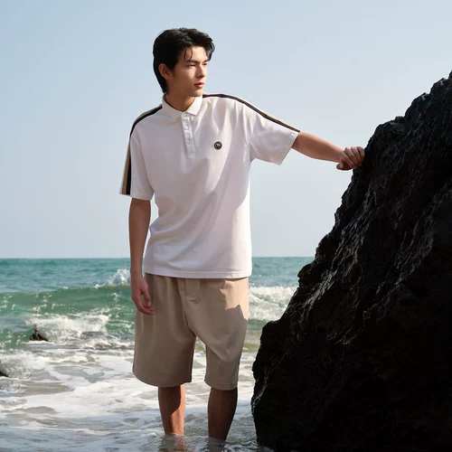 [Прохладная ткань] Taiping Bird's Men's Cool Polo модная плазма Popult Sinty Men's Lids T -For