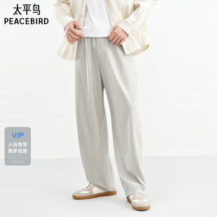 休闲裤 太平鸟男装 商场同款 B1GMG1232 新款 直筒弯刀卫裤 26春季