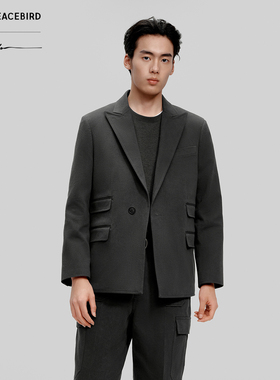 【PETER DO联名】太平鸟男装 休闲西服宽松舒适男士西服B1BBF3C10