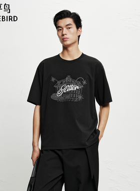 【商场同款】太平鸟Daria Song 联名合作系列男装T恤 B1CNF4208