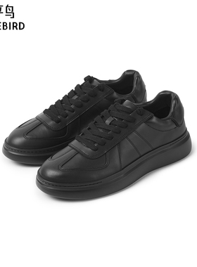 【商场同款】太平鸟男装 时尚休闲鞋男士黑武士潮流板鞋B1ZDG1266